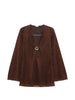Oséree brown lumiere caftan dress - women