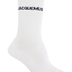 Calzini con ricamo in bianco Jacquemus - unisex 