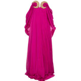 ABITO LUNGO LUNA IN VIOLA AMEN - DONNA 