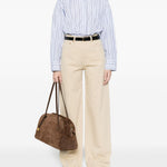Jeans a gamba ampia npriida in beige Blazè Milano - donna 