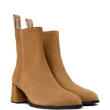 Stivaletti Kora con tacco largo in beige Camper - donna 