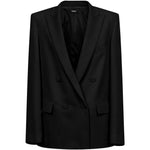 Blazer doppiopetto in crepe in nero Amen - donna 