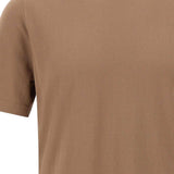 T-shirt girocollo in beige Kangra - uomo 
