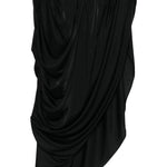 Top senza spalline drappeggiato in nero Giuseppe di morabito - donna 