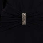 Abito mini con dettaglio con ruches in nero The attico - donna 