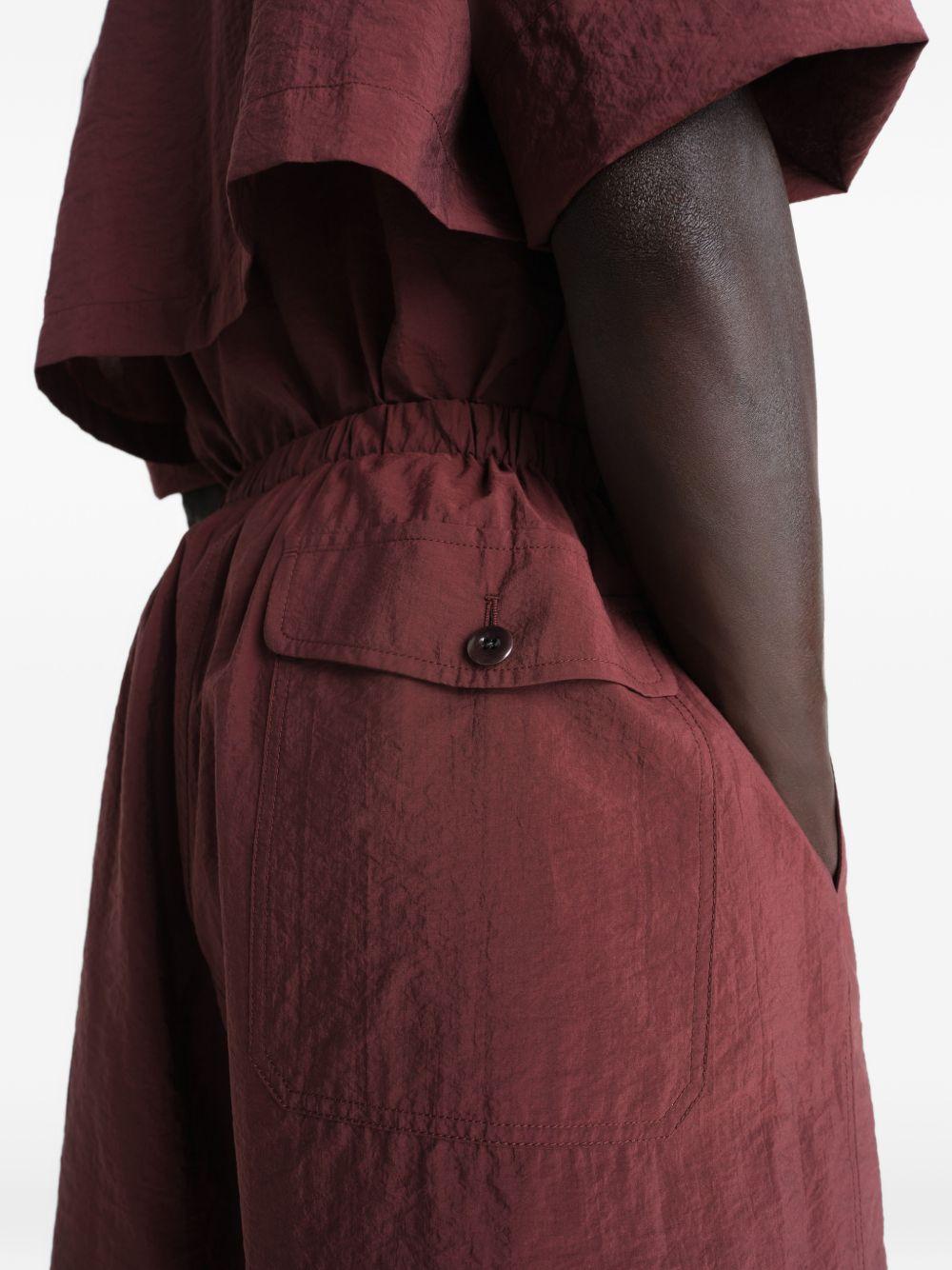 Bermuda con coulisse in borgogna LEMAIRE  - donna 
