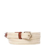Cintura intrecciata in beige Eleventy - uomo 