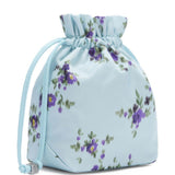Borsa a fiori con coulisse in rosa Ganni - donna 