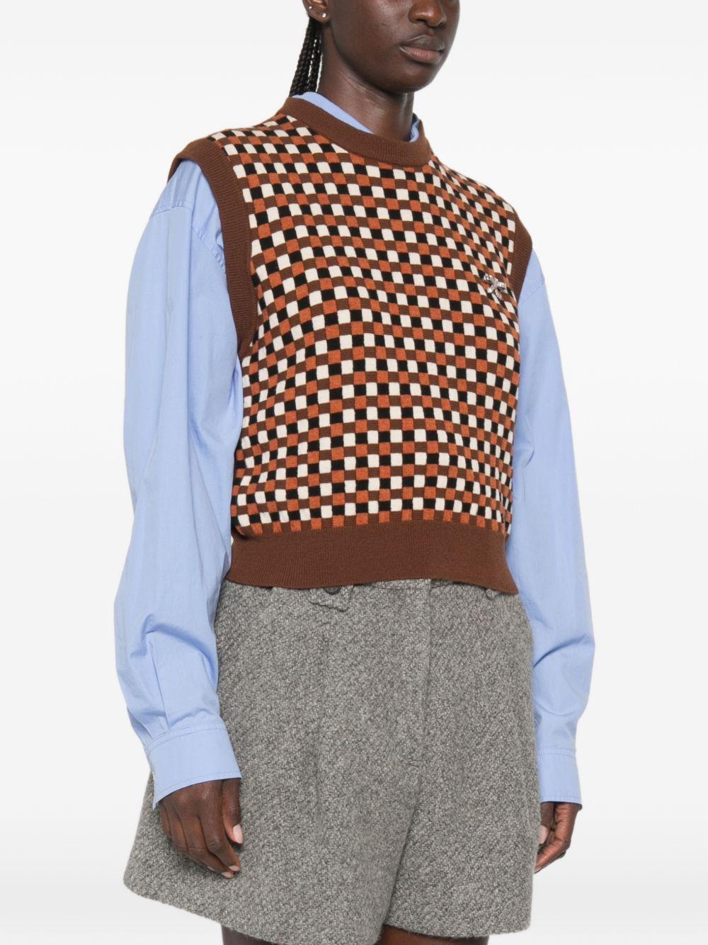 Gilet a quadri Roby multicolore 