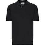 Polo a maniche corte  in nero Lardini - uomo 