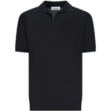 Polo a maniche corte  in nero Lardini - uomo 