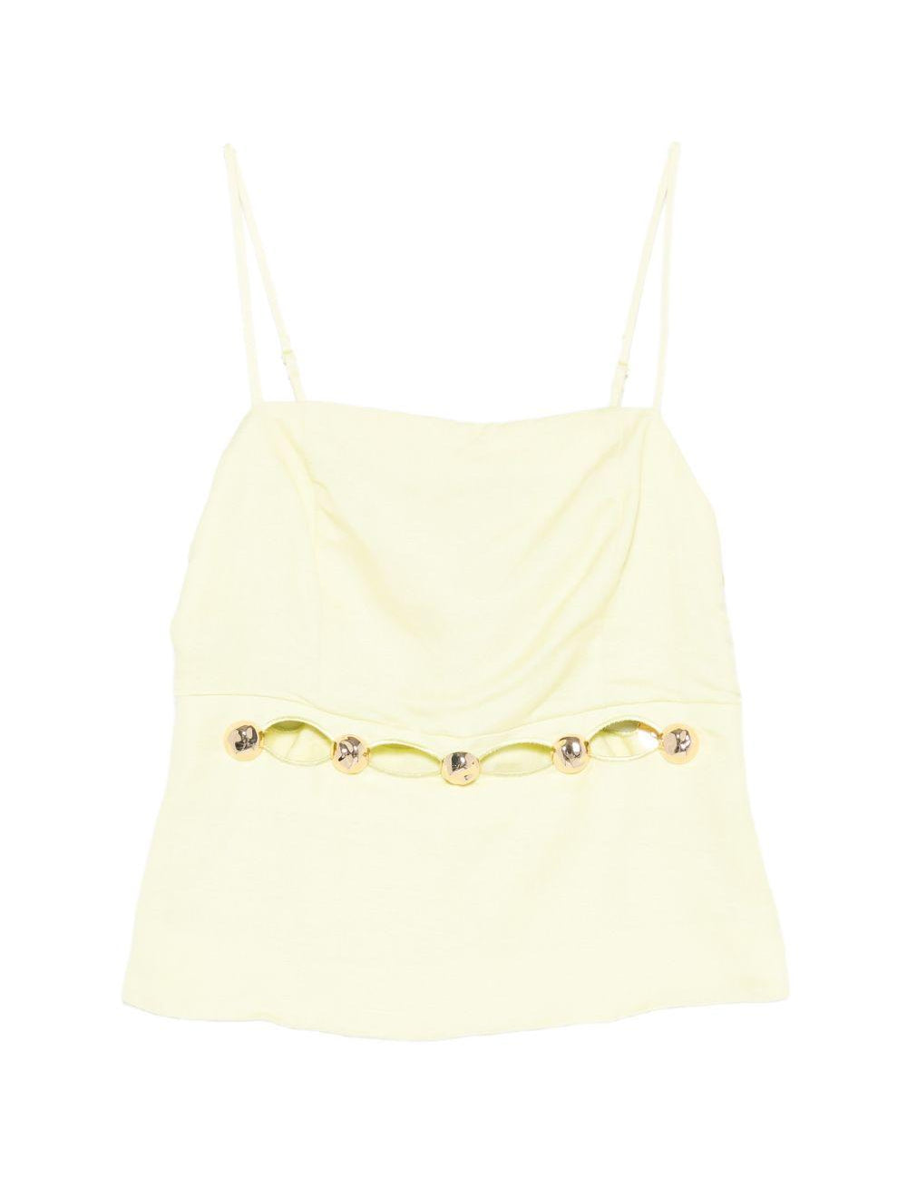 Top Cruz Cami in verde lime 