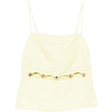 Top Cruz Cami in verde lime 