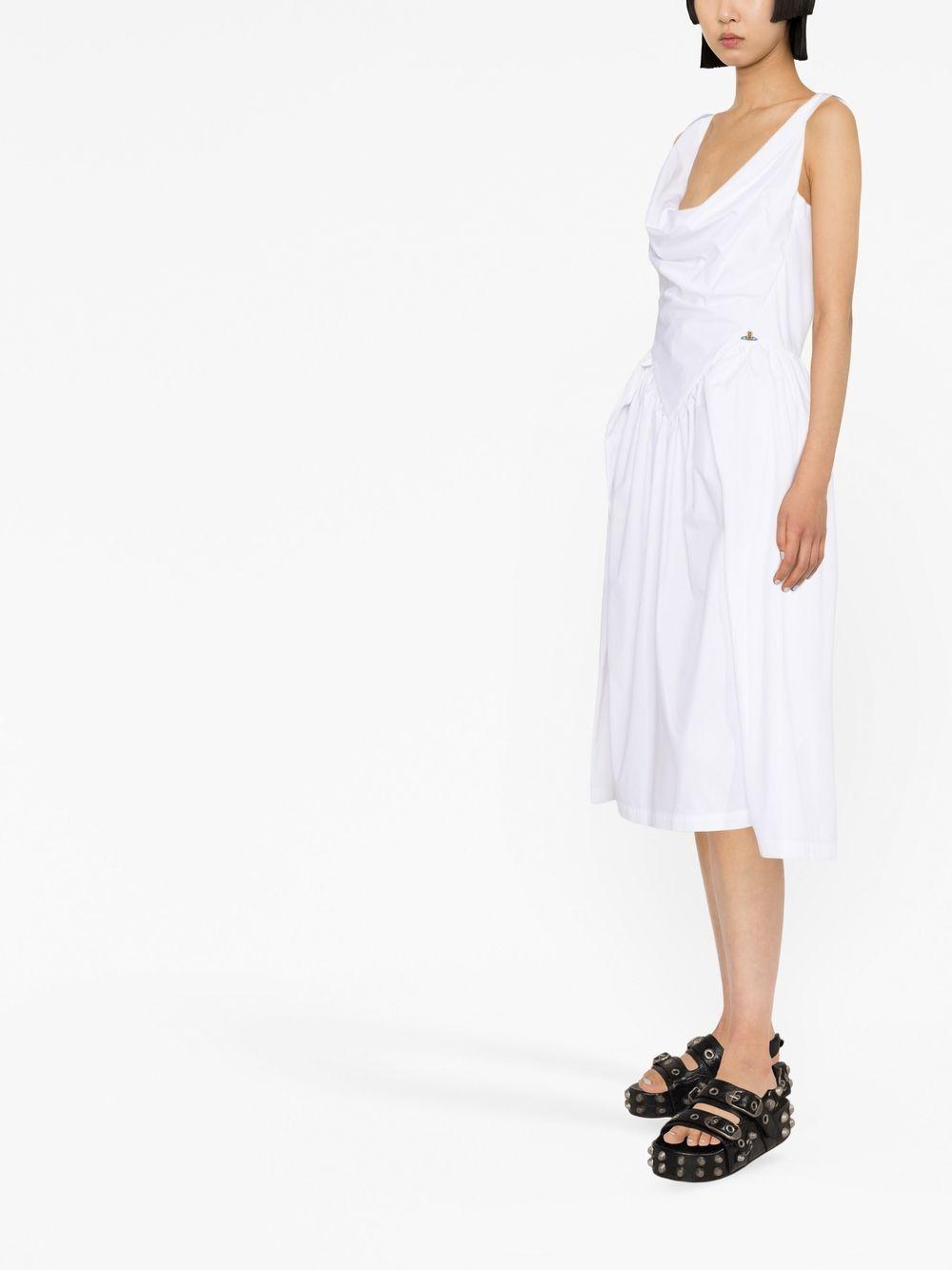 Abito Sunday midi in bianco 