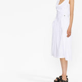 Abito Sunday midi in bianco 