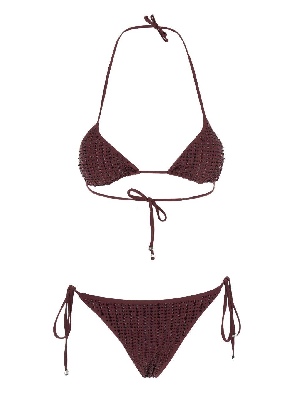 Set bikini a triangolo in marrone Venuja - donna 