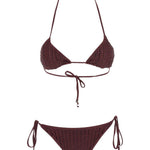 Set bikini a triangolo in marrone Venuja - donna 
