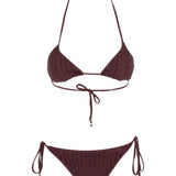 Set bikini a triangolo in marrone Venuja - donna 