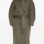 Cappotto le manteau d'homme curvio in verde Jacquemus - donna 