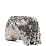 Clutch Venus piccola con cristalli in argento Benedetta Bruzziches - donna 