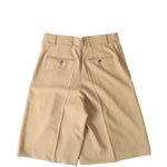 Shorts a gamba ampia in beige Ami paris - uomo 