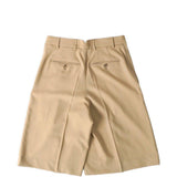 Shorts a gamba ampia in beige Ami paris - uomo 