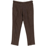 Pantaloni Quartieris con regolazioni laterali in marrone Briglia 1949 - uomo 