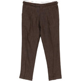 Pantaloni Quartieris con regolazioni laterali in marrone Briglia 1949 - uomo 