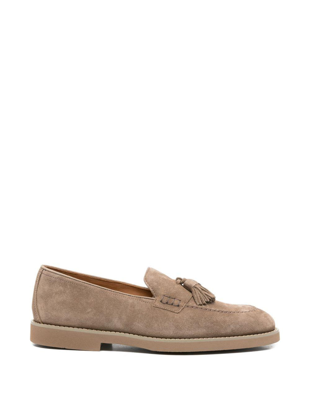 Mocassini in pelle in marrone Doucal's - uomo 