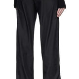 Pantaloni a gamba dritta con coulisse in nero Rick Owens x Moncler - uomo 