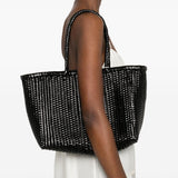 Borsa tote intrecciata b.weave in nero Dragon diffusion - donna 