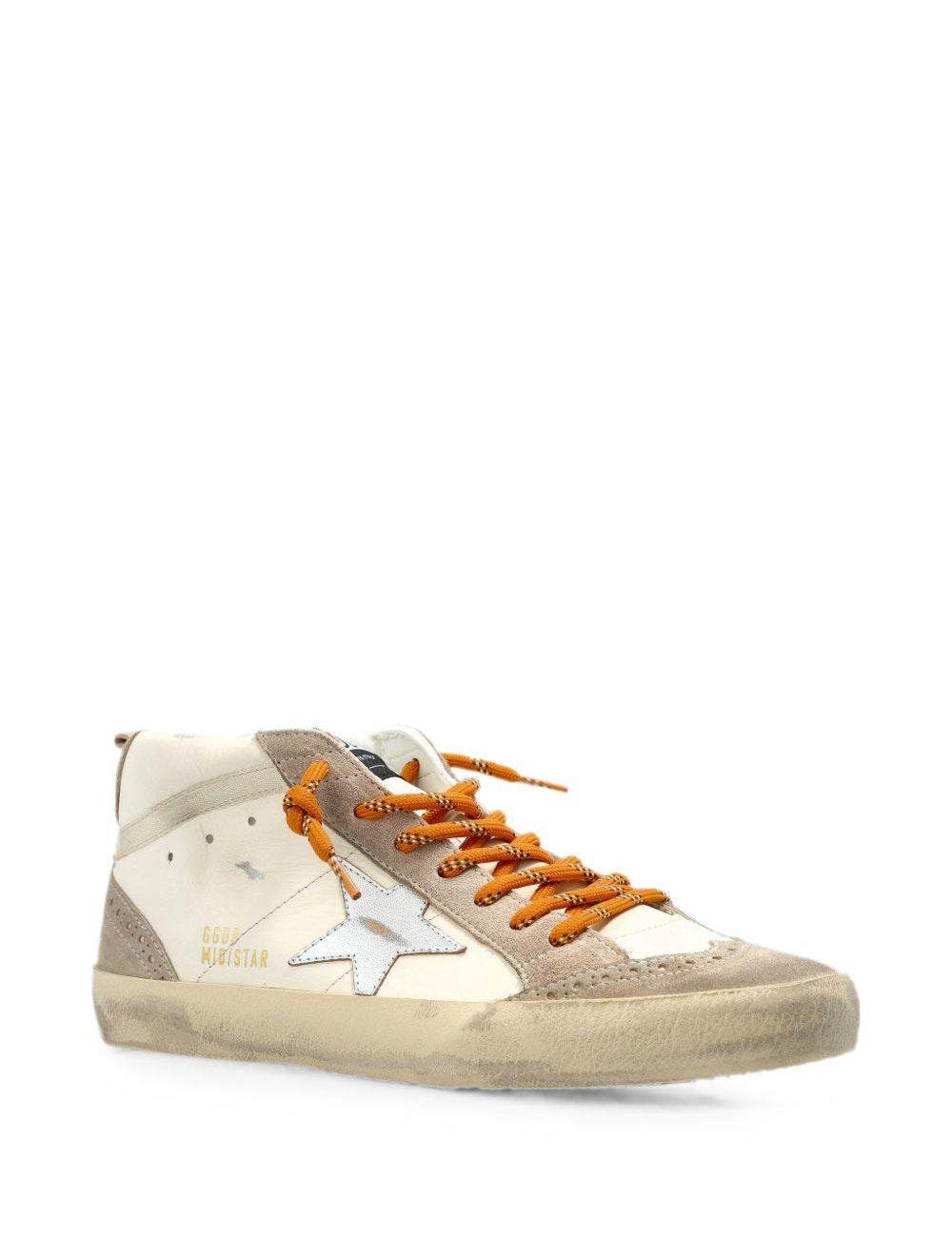 sneakers mid star in suede multicolore golden goose - donna 