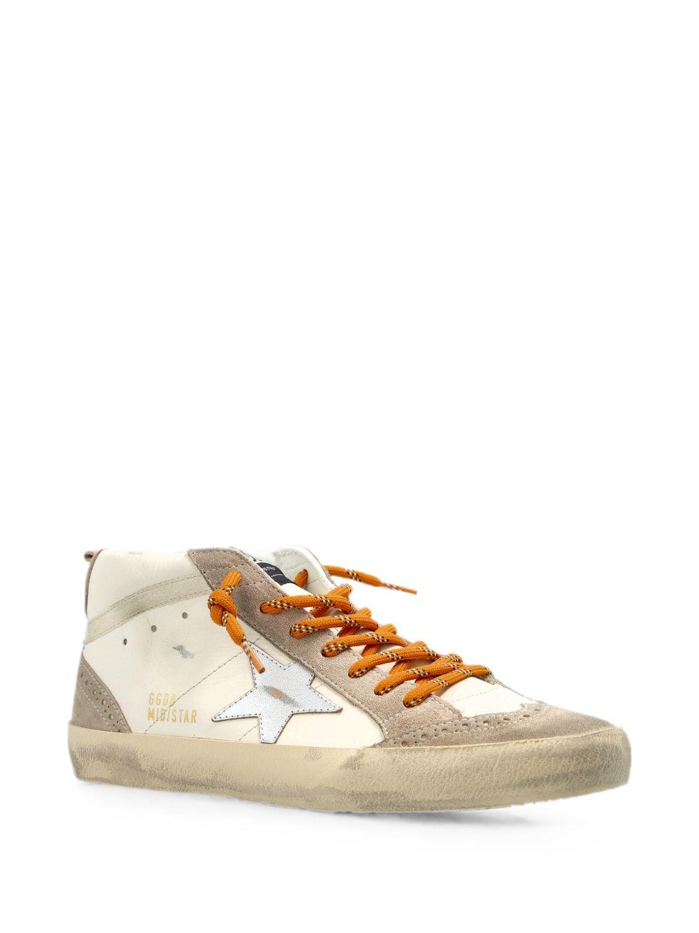 sneakers mid star in suede multicolore golden goose - donna 