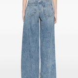 Jeans con logo Helsinki in blu Ag jeans - donna 