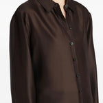 Camicia Auryn in marrone Khaite - donna 