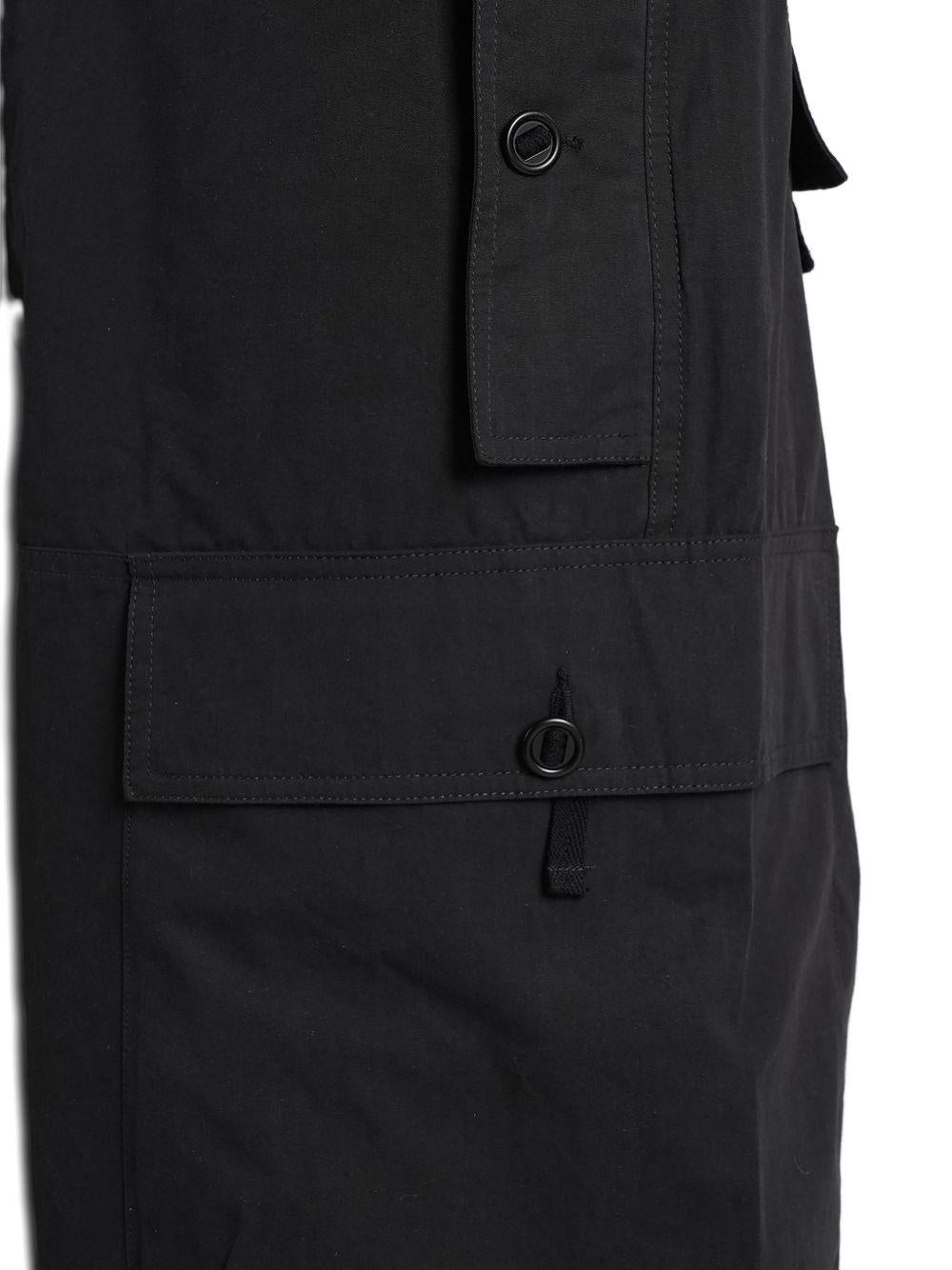 Pantaloncini cargo con coulisse in nero Oamc peacemaker - uomo 