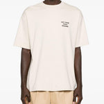 T-shirt con stampa in beige Drole de monsieur - uomo 