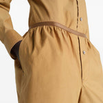 Shorts elasticizzati in giallo ocra Lemaire - donna 