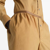 Shorts elasticizzati in giallo ocra Lemaire - donna 