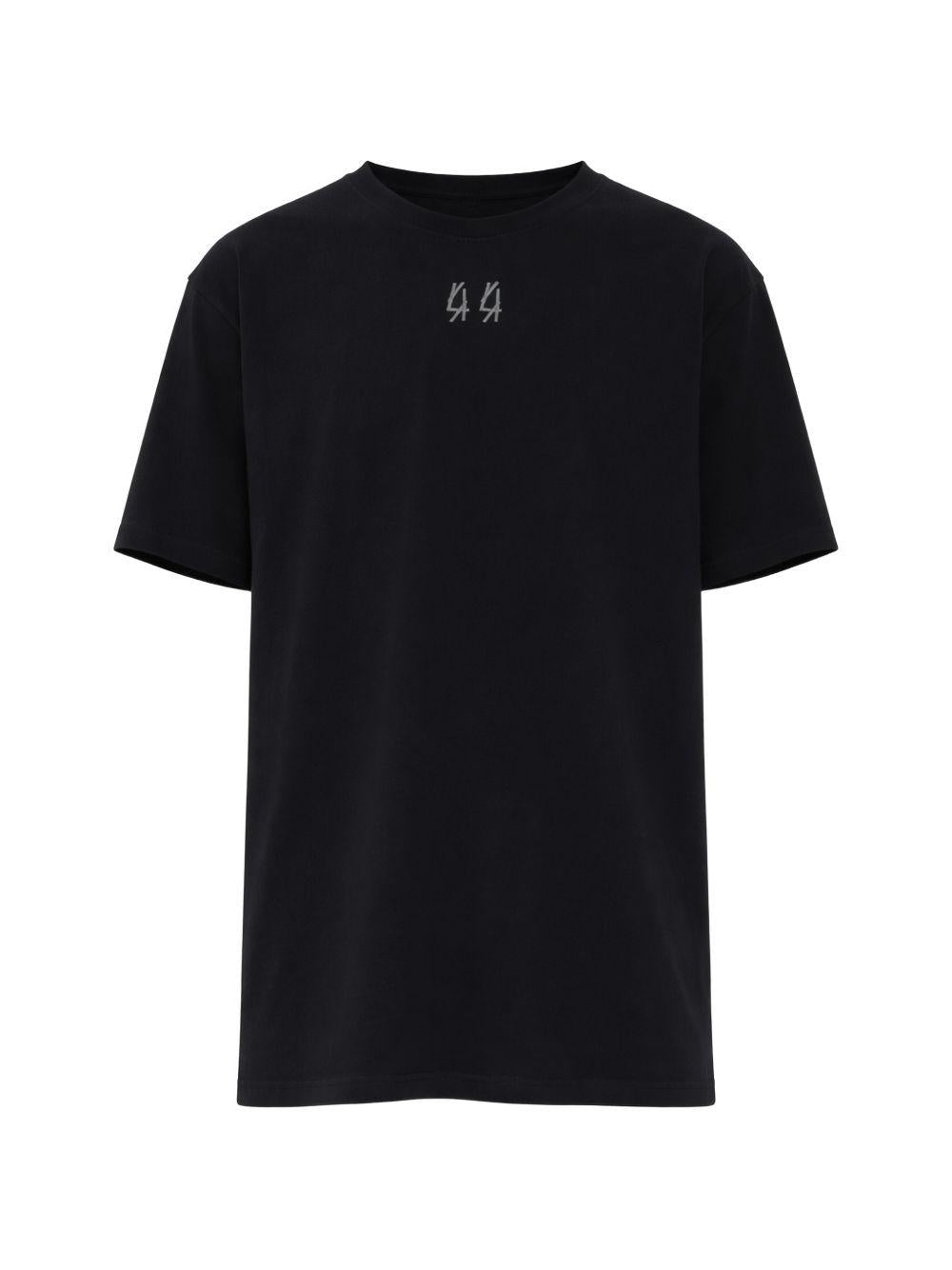 T-shirt con stampa grafica in nero 44 label group - uomo 