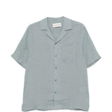 Camicia a maniche corte angelo in blu Frescobol carioca - uomo 