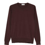 T-shirt a maniche lunghe rowland in marrone John smedley - uomo 