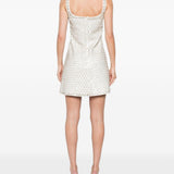 Mini abito con perline ziva in bianco Simkhai - donna 