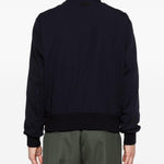 Bomber con zip in blu navy Lardini - uomo 