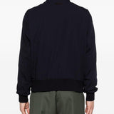 Bomber con zip in blu navy Lardini - uomo 
