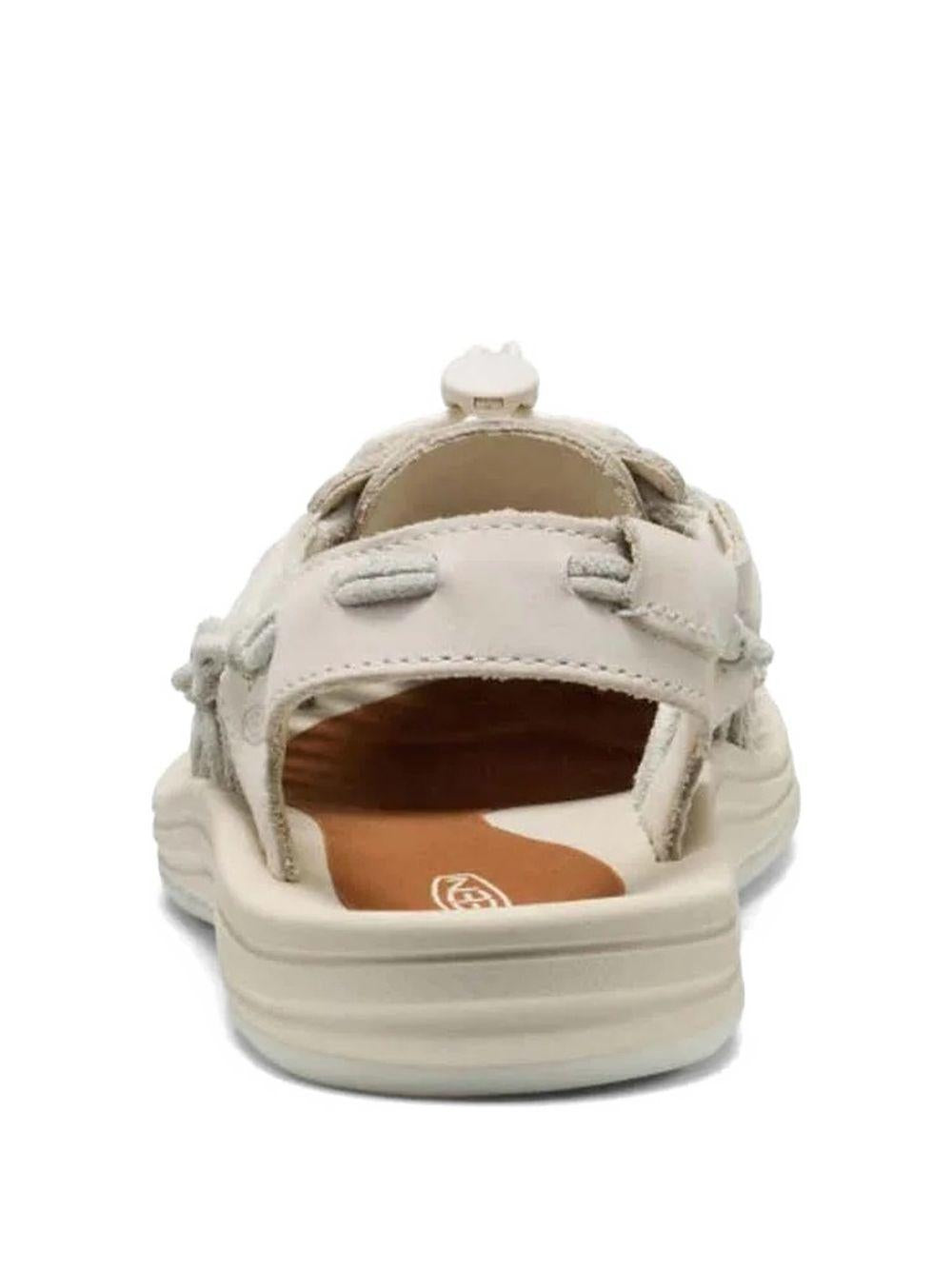Sandali intrecciati in pelle beige uneek Keen - unisex 