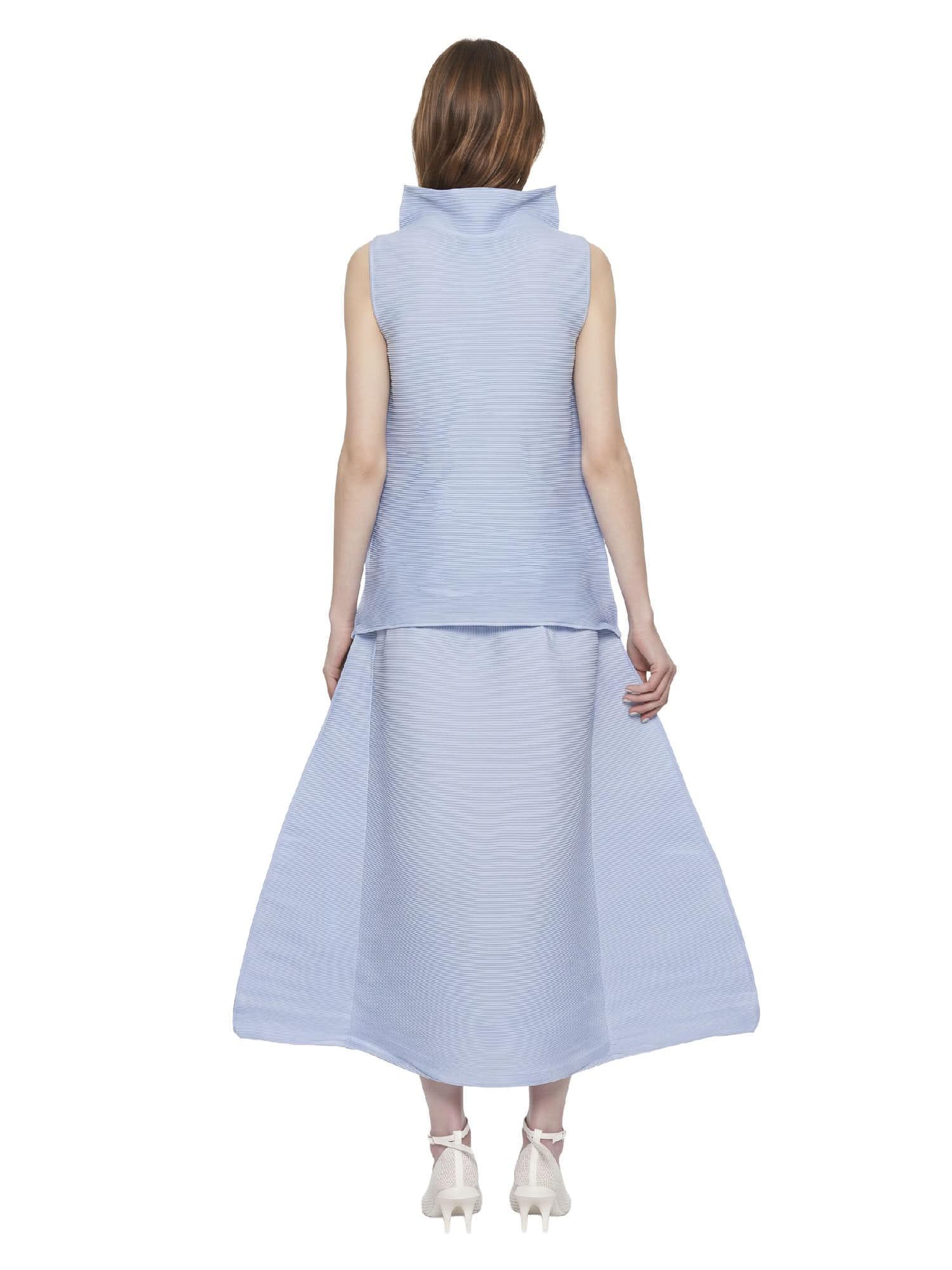 Top a collo alto in celeste Melitta Baumeister - donna 