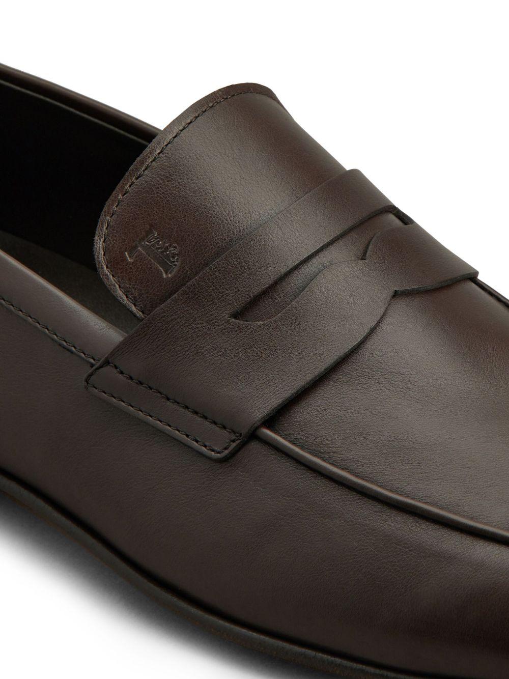 Mocassini in pelle in marrone Tod's - uomo 