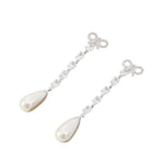 Orecchini pendenti con fiocco in argento Self-portrait - donna 
