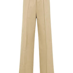 Pantaloni con vita elasticizzata in beige Jil Sander - donna 